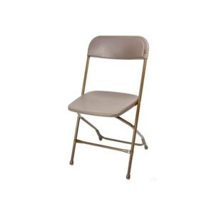 Beige Folding Chair