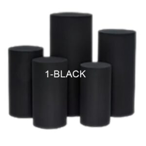 Cylinder Stands - Black Covers