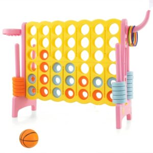 Giant 4-in-a-Row Game - Pink